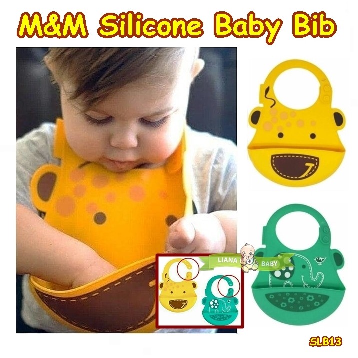 SLB13 M&amp;M MARCUS AND MARCUS BABY BIB - SLABER BABY