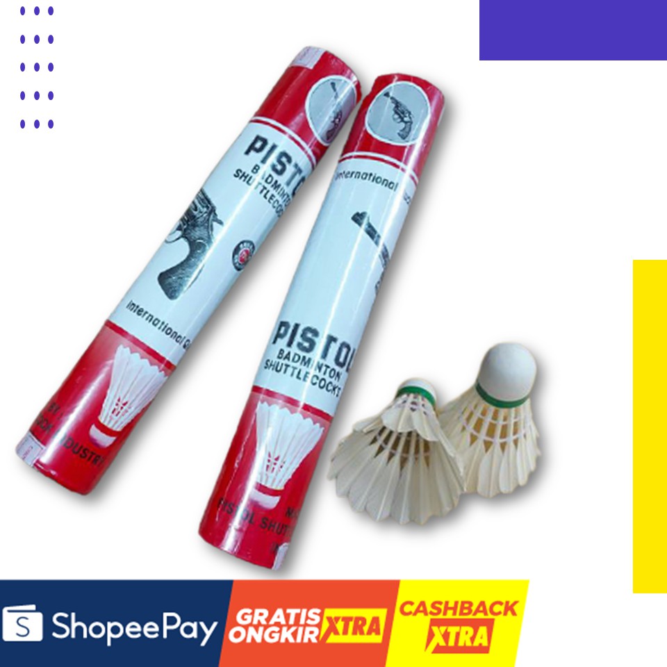 KOK BADMINTON MURAH PISTOL MERAH