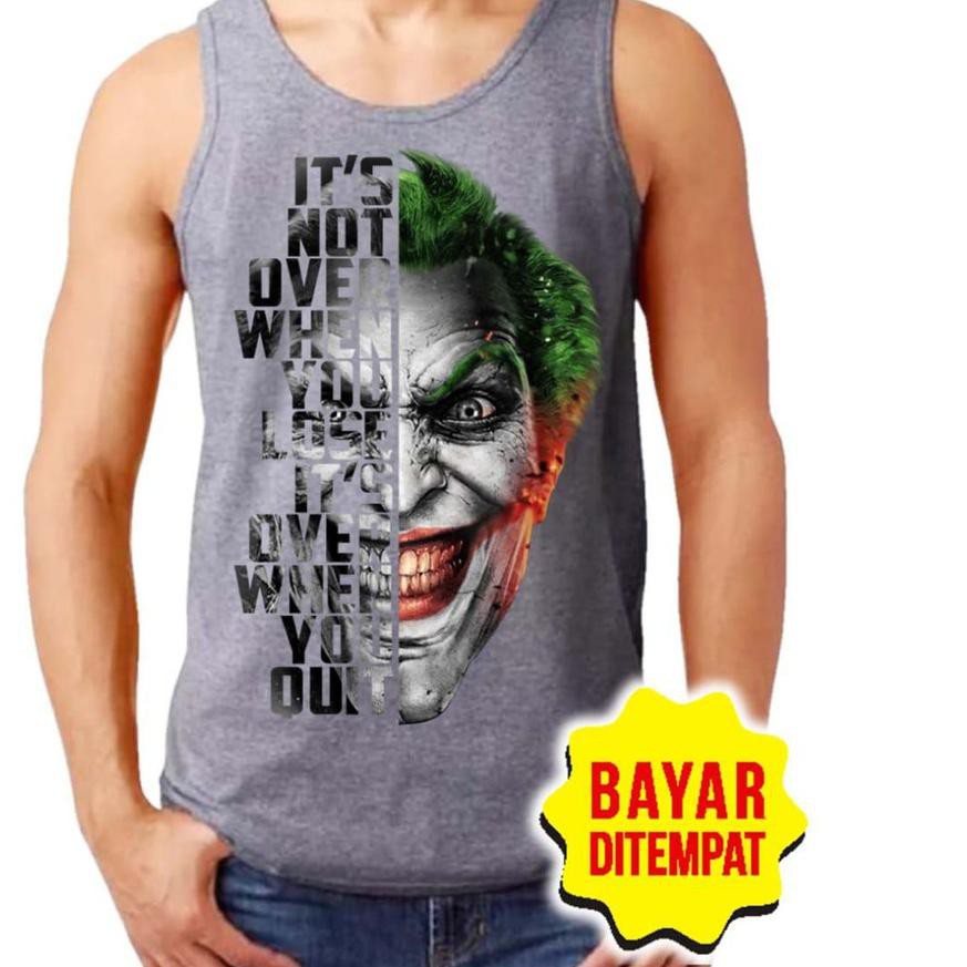Jual 4.4] SINGLET LEKBONG PRIA (JOKER) / SINGLET LEKBONG GYM