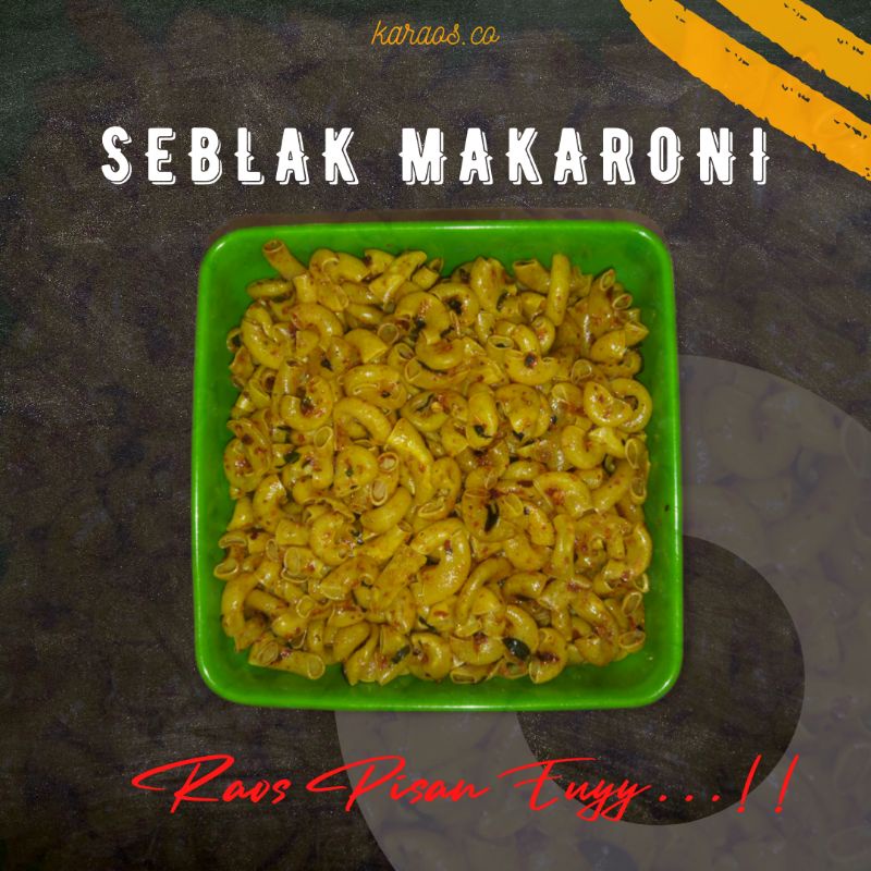 Makaroni Seblak Pedas / Cemilan Makaroni / Makaroni Pedas Daun Jeruk
