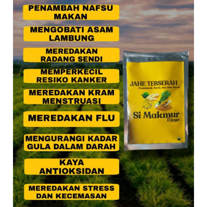 

Minuman Jahe Merah Bubuk Murni Temulawak Sereh Gula Aren Herbal Obat Nafsu Makan Dewasa