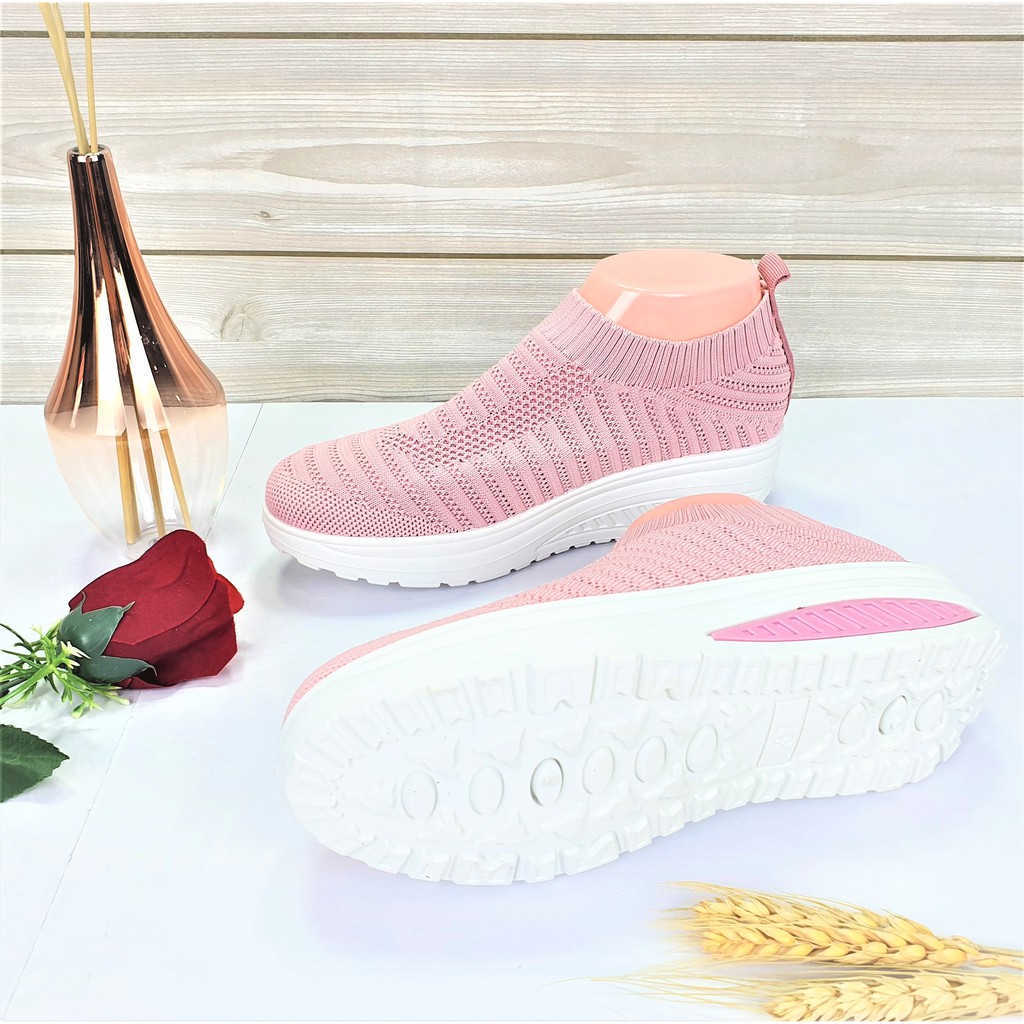 Sepatu Sneakers Flyknit Women Casual hr02