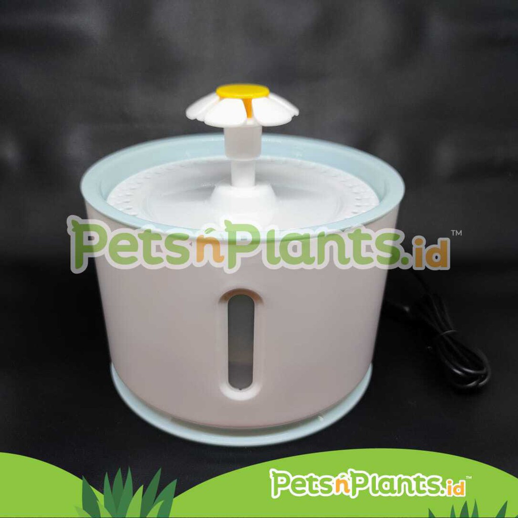 Pet Drinking Water Fountain Tempat Minum Anjing Kucing Otomatis 2,4 L