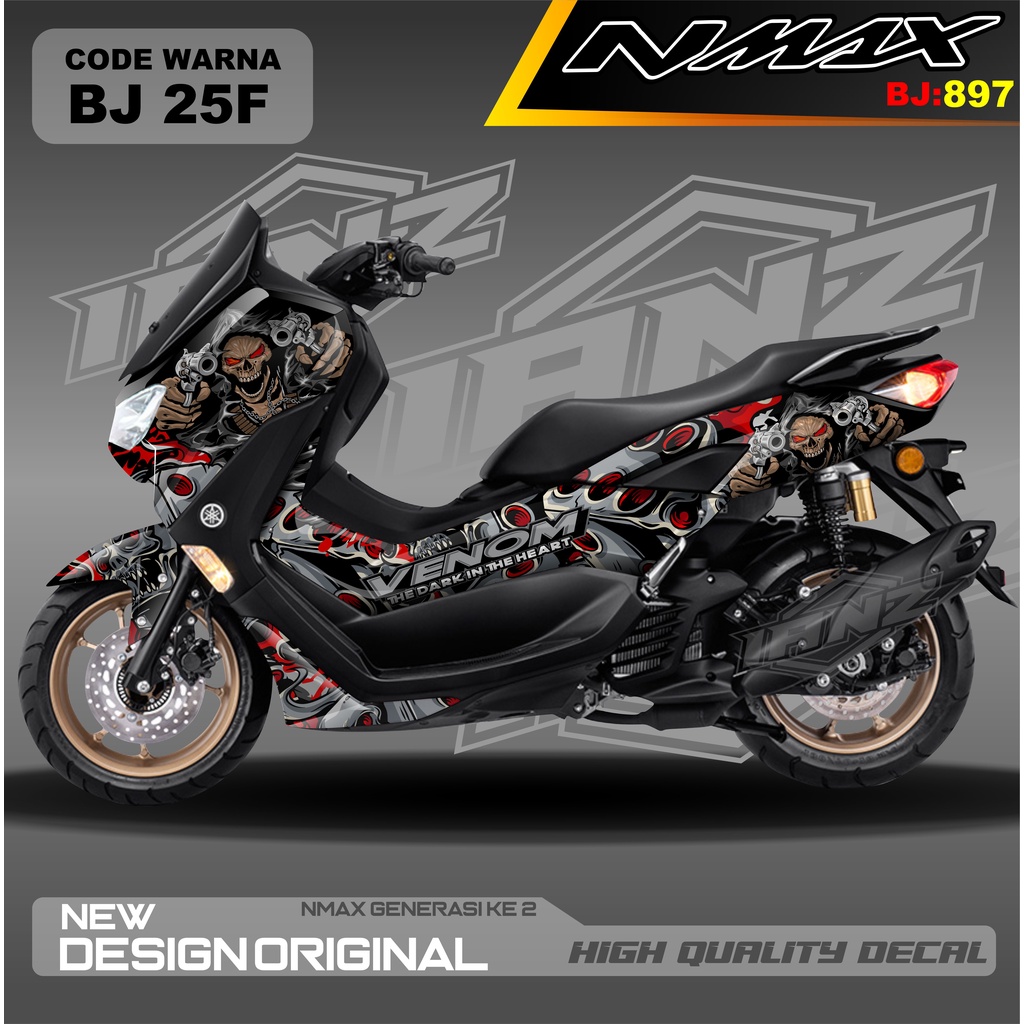 DECAL STIKER ALL NEW NMAX / DECAL FULL BODY NMAX / DECAL STIKER FULL BODY NMAX / STIKER DECAL NMAX TERBARU