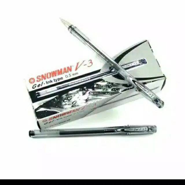 

Ballpoint Snowman V3 hitam 1 biji