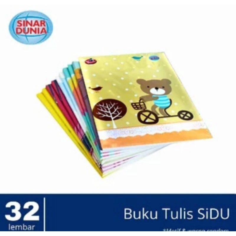 

1 pack buku tulis SIDU 32 lembar (10 buku) Produk SIDU