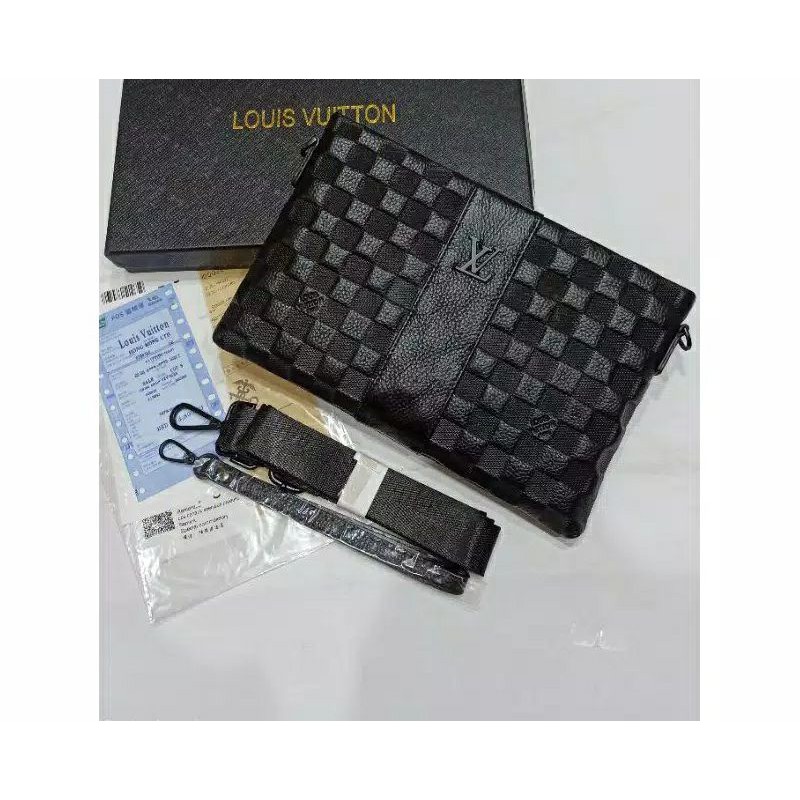 TERBARU HANDBAG CLUTCH PRIA WANITA KULIT ASLI IMPORT