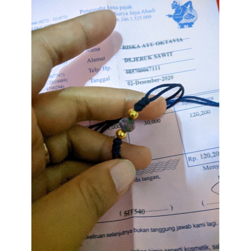 GELANG TALI EMAS ASLI(SEMAR JAWA)❌SOLD OUT BY WA❌
