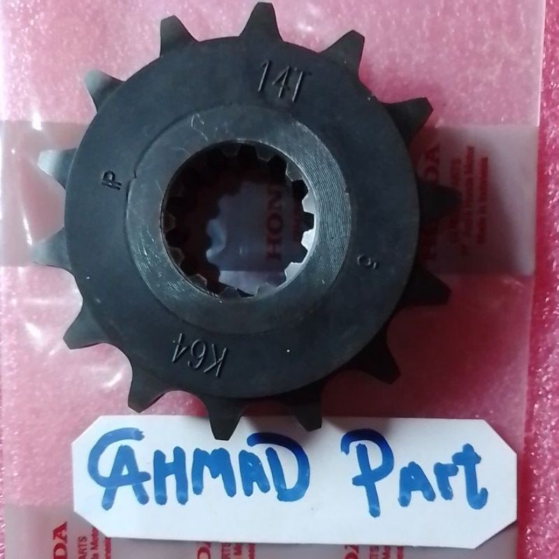 GEAR GER GIR DEPAN CBR 250 RR Sporcket comp drive CBR 250 RR 14T K64 original asli-1