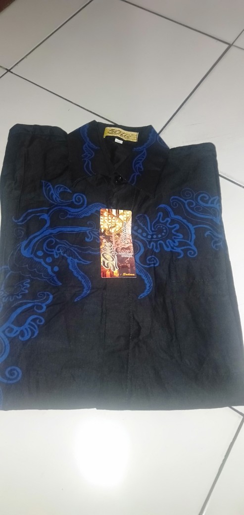 Kemeja Batik Pria Ppbtk07 Modern Lengan Panjang Casual Modis Trendy Masa Kini M L Xl Asli Pekalongan