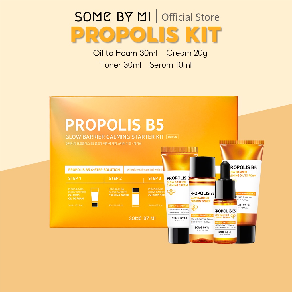 SOME BY MI PROPOLIS B5 GLOW BARRIER CALMING STATER KIT IMPORT