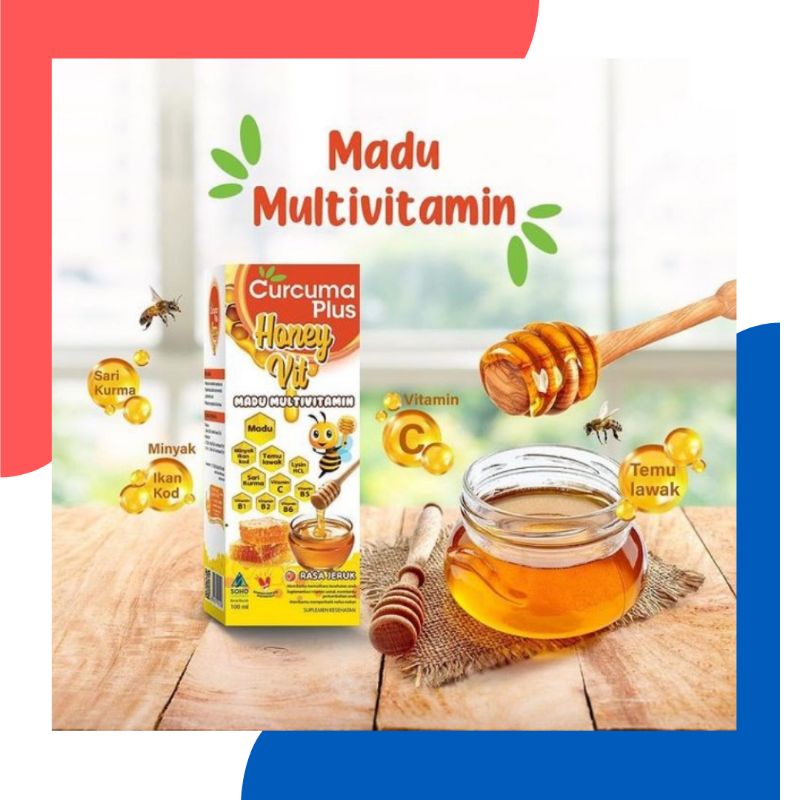 Curcuma Plus Honey Vit 100 ml