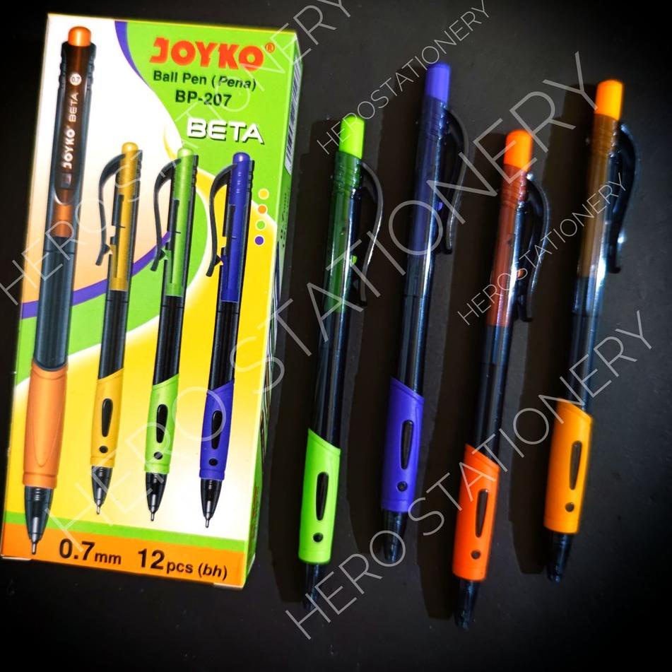 

Garansi Resmi Pen ballpen joyko beta 0.7 mm BP-207 . 12 unit