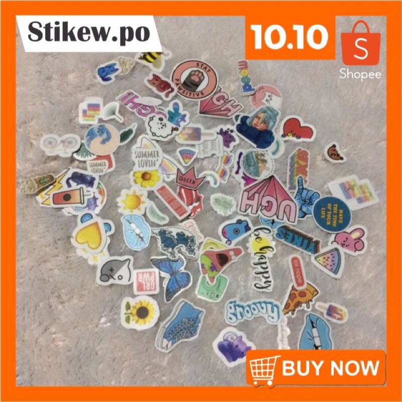 

Stiker Aesthetic 20 Biji (custom)