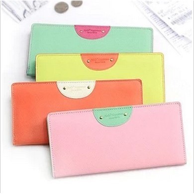 Slim Wallet / Dompet Trendi Wanita Dompet Uang Kertas Koin Kartu