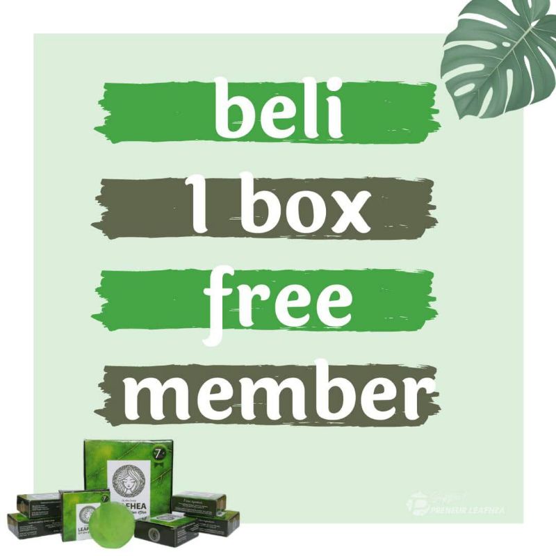 sabun leafhea original 1box