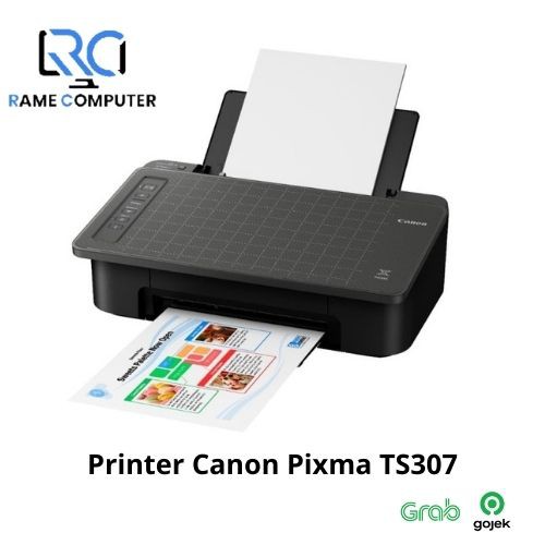 PRINTER WIRELESS Canon PIXMA TS307 Include cartridge RESMI original