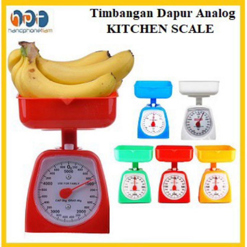 Timbangan Kue 5kg Timbangan Dapur Analog Manual Kitchen Scale Grad 40g