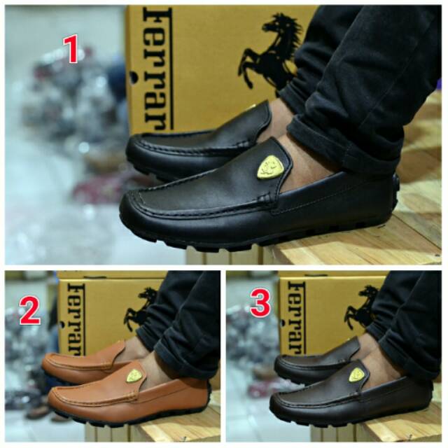 Sepatu Casual Pria Ferarri Formal Kasual Cowok