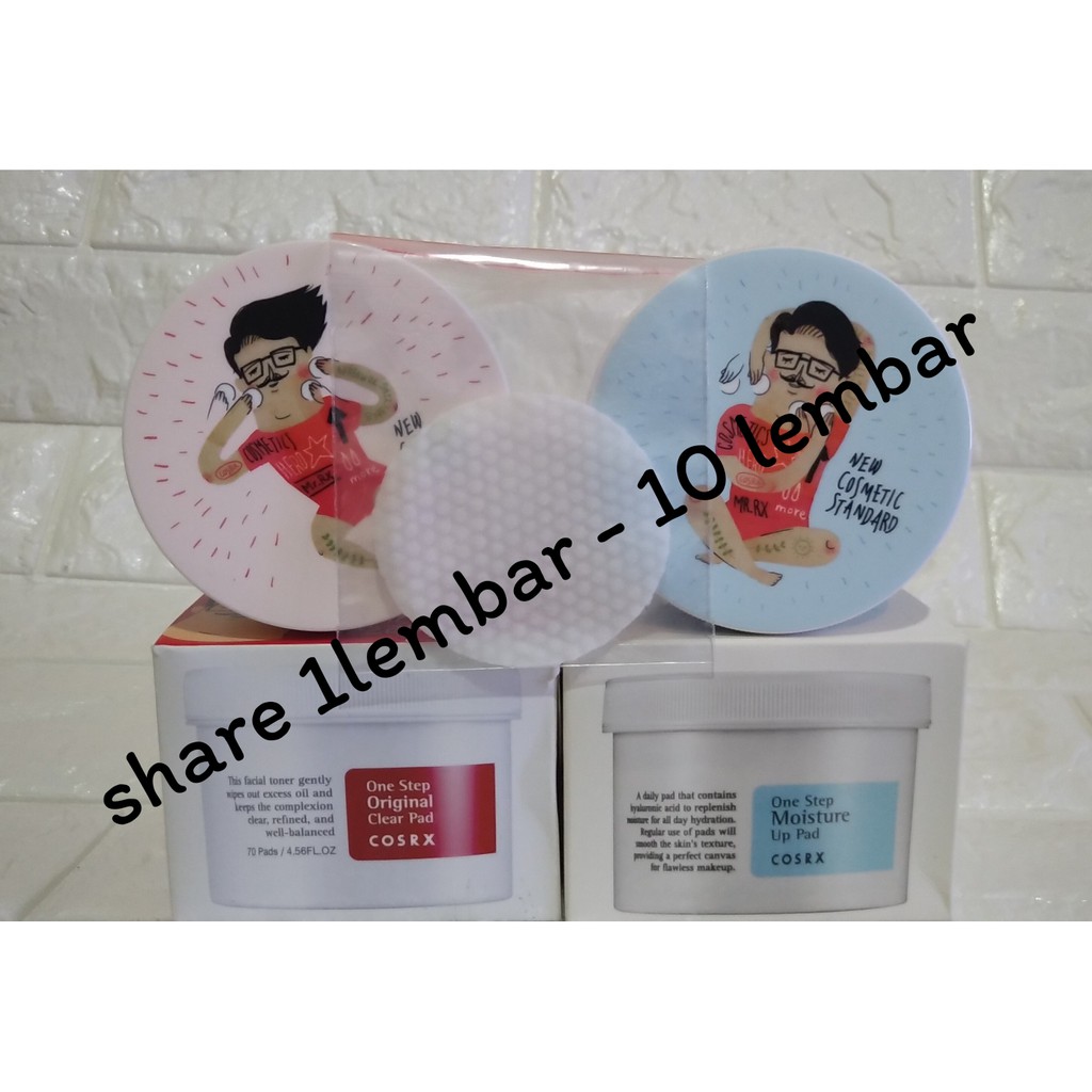 COSRX One Step Pimple Clear Pad, cosrx Original Clear Pad, cosrx One Step Moisture Up Pad [SHARE]