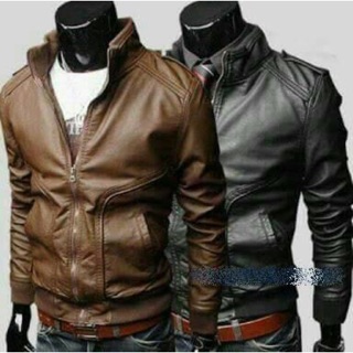 65 Model Jaket Kulit Cowok Keren Terbaru