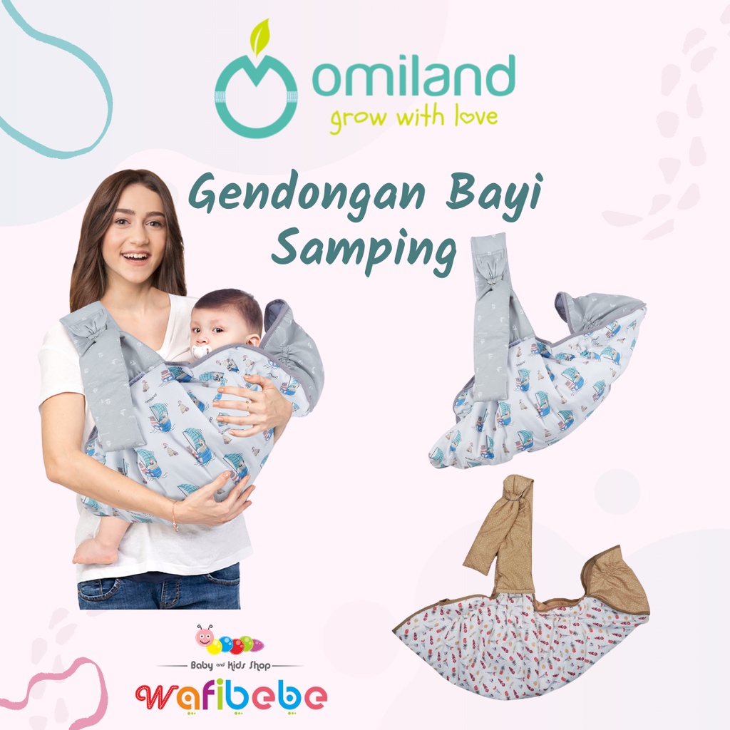 Omiland Gendongan Bayi Samping Ring Sling Feather Sailor Alpaca Series