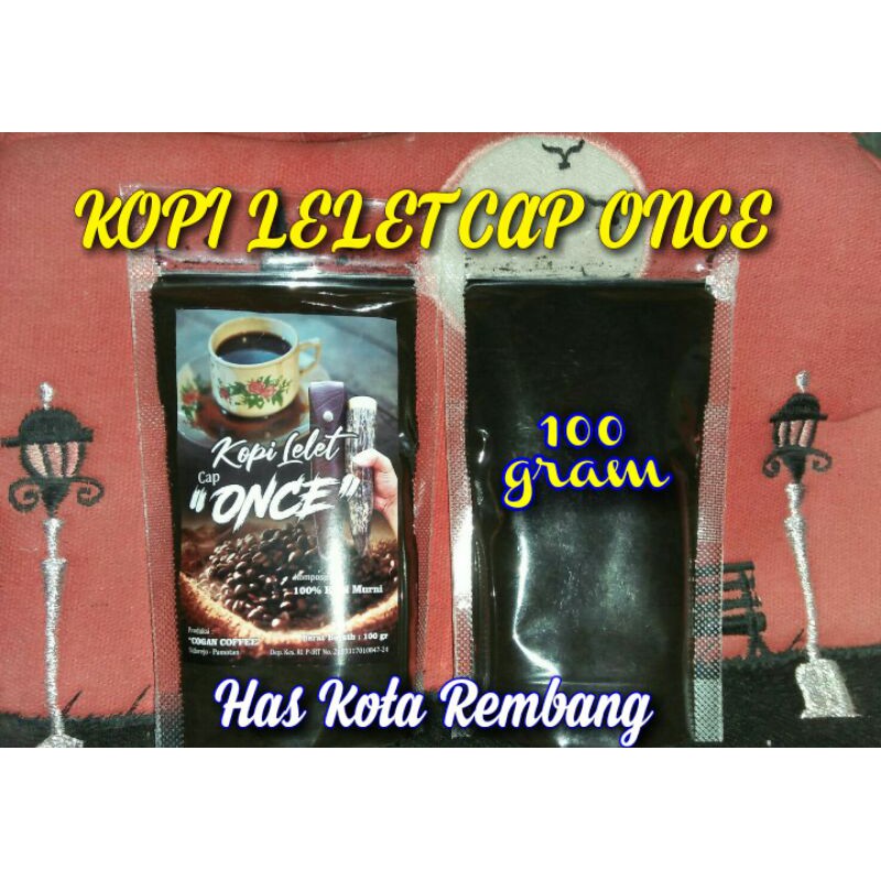 

Kopi Lelet Has Kota Rembang Cap Once