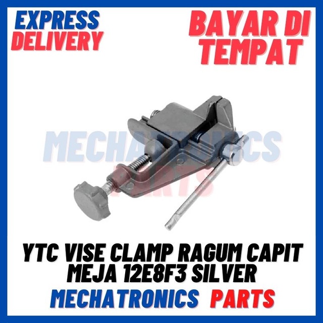 [HDT-9019] YTC VISE CLAMP RAGUM CAPIT MEJA ALAT PENJEPIT KAYU 12E8F3 SILVER