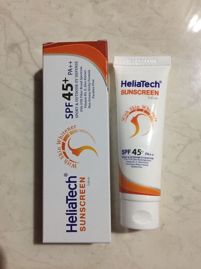 Jual Heliatech Sunscreen SPF 45+ Lotion (Dulu Parasol SPF 45+) 30 gr ...