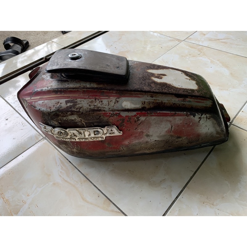 gastank GL 100 original seken warna merah