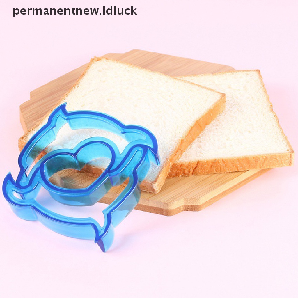 Set Cetakan Pemotong Makanan Roti Panggang Sandwich Untuk Anak