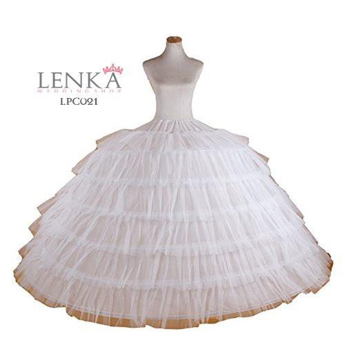 [BISA COD] PETTICOAT BALL GOWN PENGEMBANG ROK GAUN SUPER 6 RING LPC021