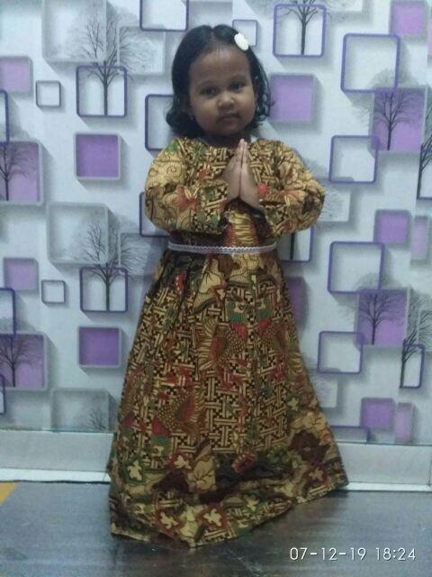 Batik Gamis/gamis Anak