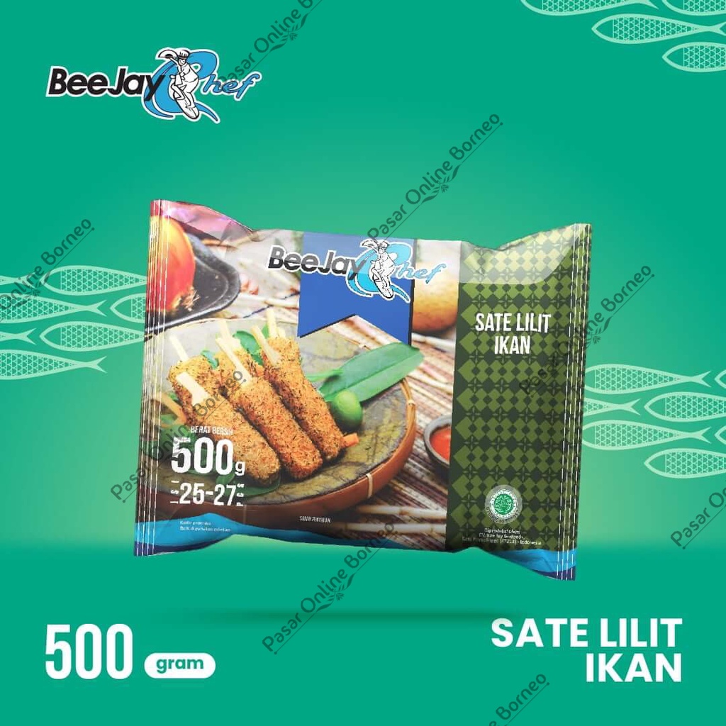 BeeJay Chef Sate Lilit Ikan 500 Gram Frozen Food