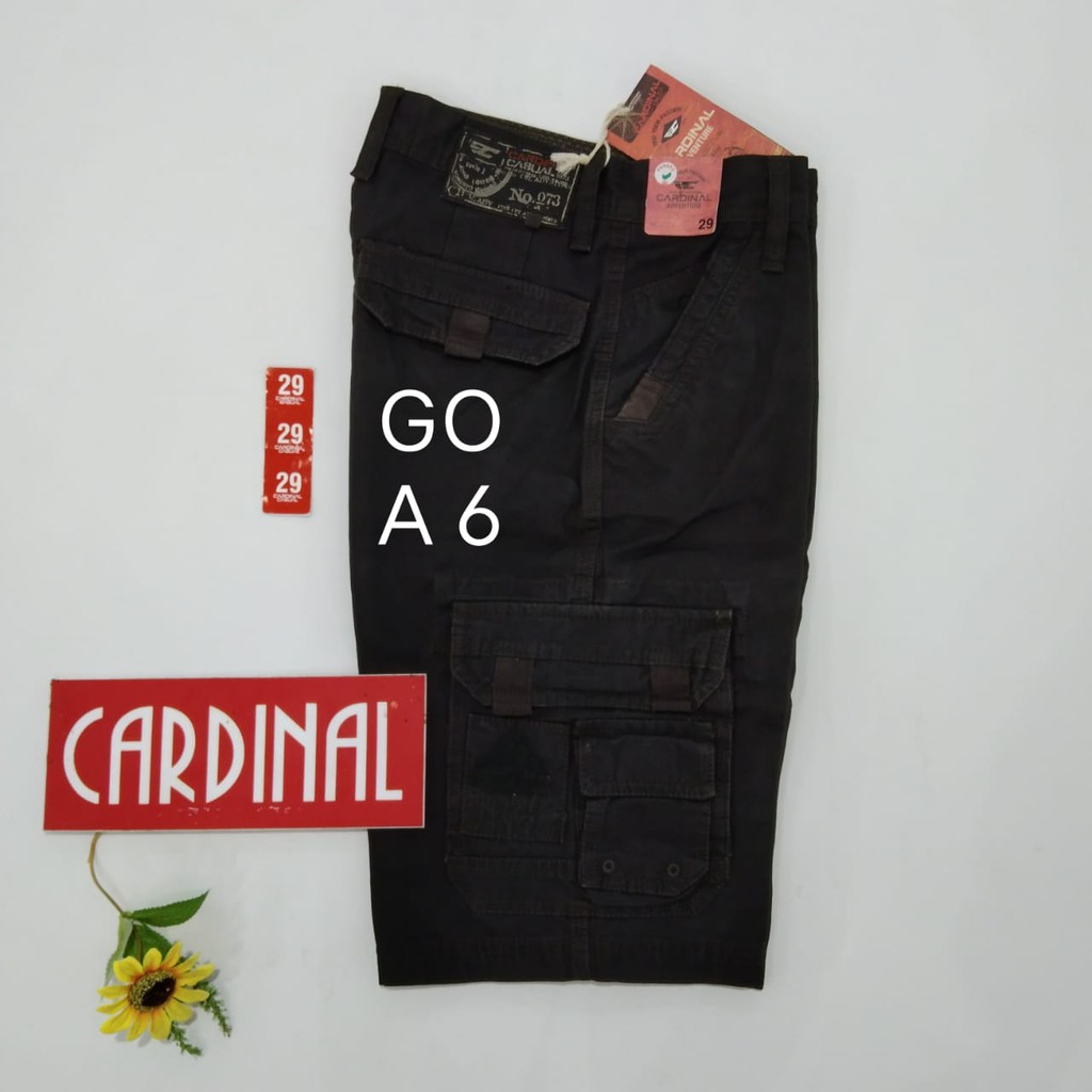 gof 29-KPL 2 CARDINAL KEMPOL CASUAL Celana Pendek Cowok Celana Kempol Fashion Pria Brand Kekinian