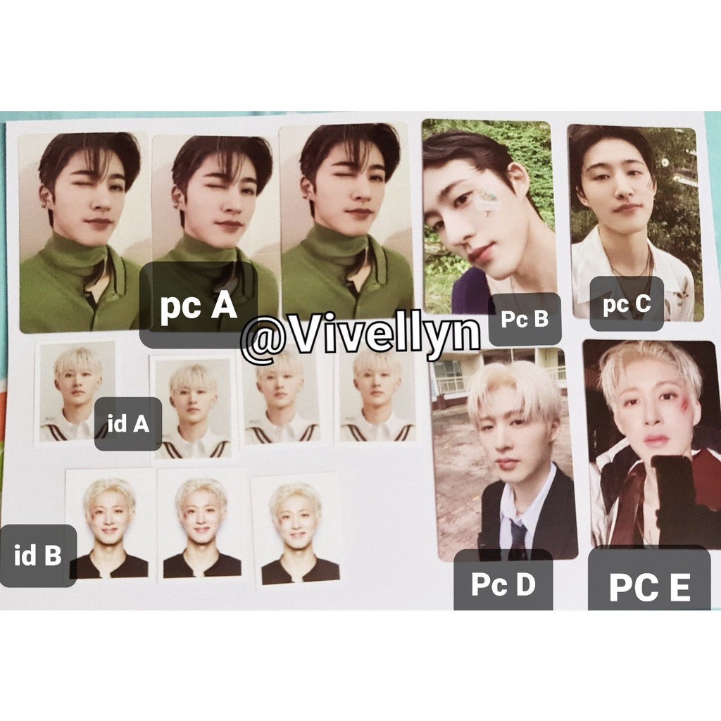 Photocard PC album Hanbin B.I Cosmos ready stock