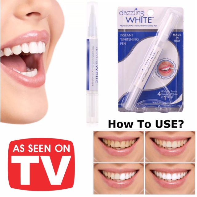 DAZZLING WHITE Pemutih Gigi Kuning Kerak Penghilang Karang Permanen Original Ampuh Teeth Whitening