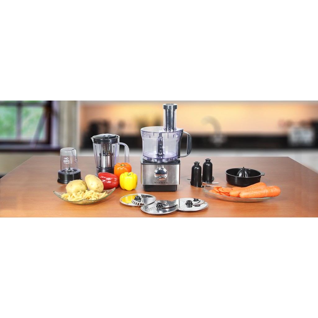 FOOD PROCESSOR 11 In 1 VIENTA BLUE GAS MULTIFUNGSI Potong Iris Aduk