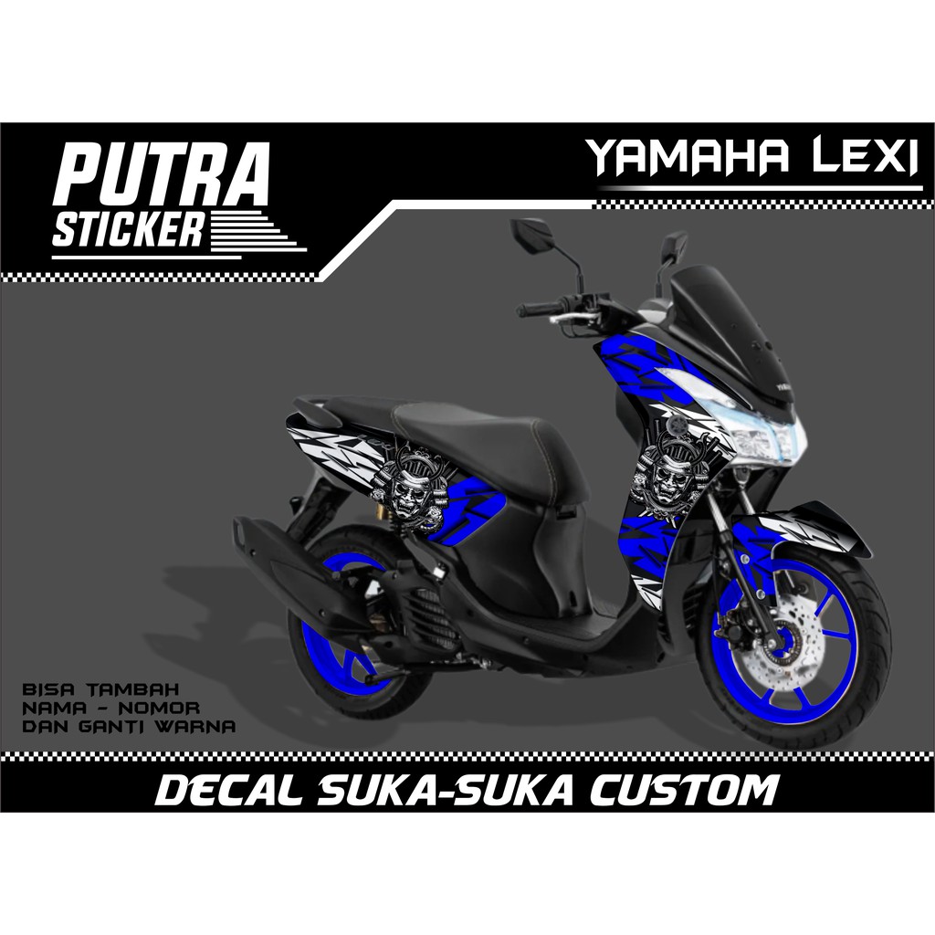 Sticker Decal Yamaha Lexi FULL BODY, sticker lexi