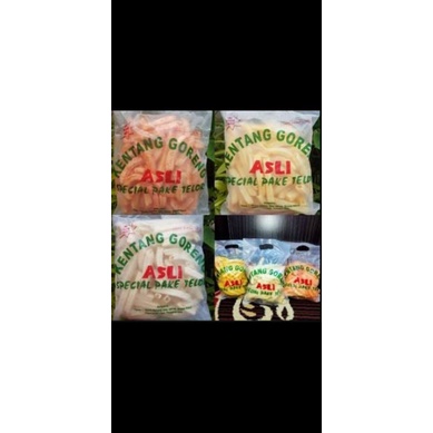 

Kentang goreng asli spesial pake telur(130gram)