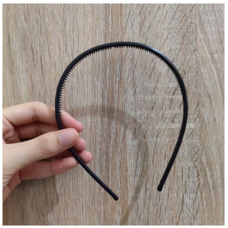 BANDO LIDI HITAM MARCELLA / BANDO PLASTIK HITAM POLOS MARCELLA