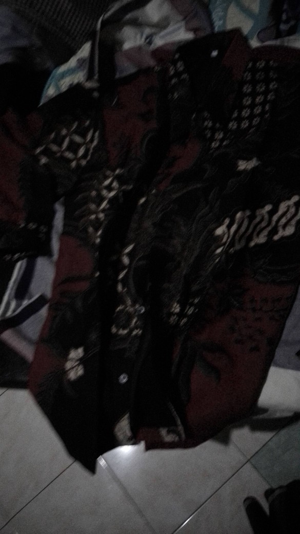 Kemeja Batik Pria Lengan Panjang Ao2 Katun Halus Sragenan