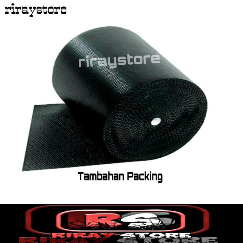 Bubble Wrap Hitam Tambahan untuk Packing Paket Aman