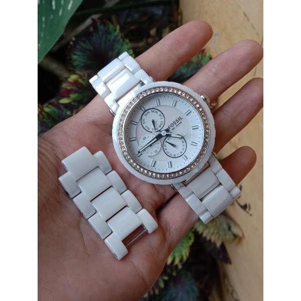 jam tangan Fossil ladies keramik or jam tangan Fossil keramik