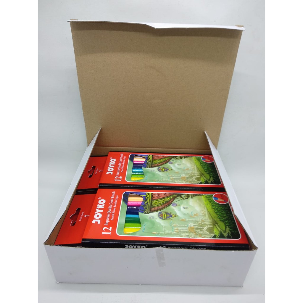 Pensil warna / color pencils cp 100 joyko (12 warna)-1
