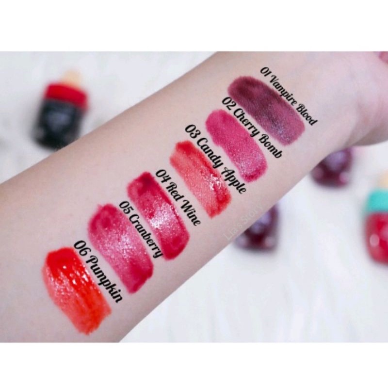 Implora lip tint original/implora murah/original -red wine/pumkin/vampir blood