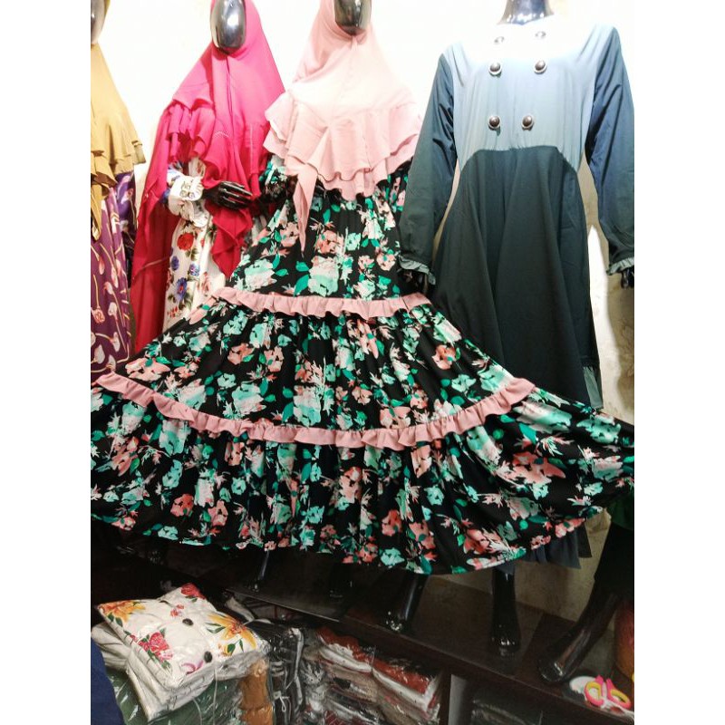 Ready Gamis ori tumpuk by kinaro