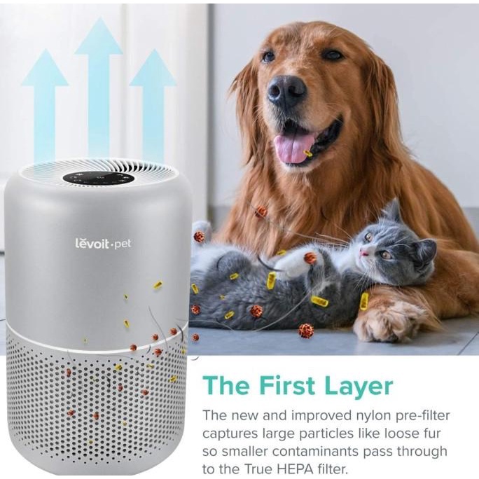 Jual Levoit Air Purifier Core P350 Pet Care True Hepa Filter Aroma Diffuser Praemay Shopee