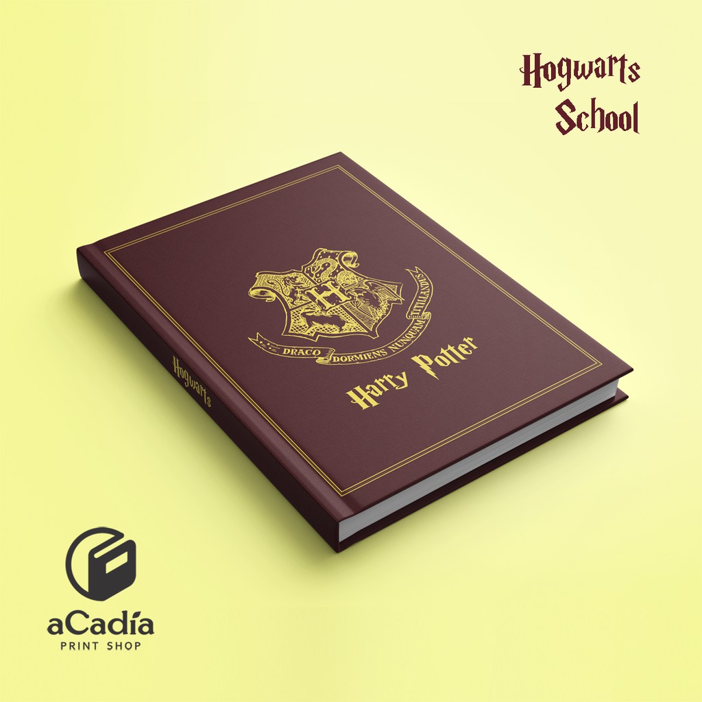 

NOTEBOOK CUSTOM A5 HARRY POTTER BOOKS GRYFFINDOR JK ROWLING