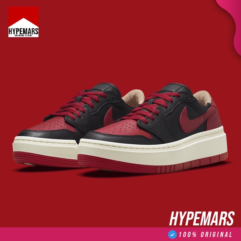 Air Jordan 1 Low LV8D "Elevate Bred" 100% Original Resmi BNIB